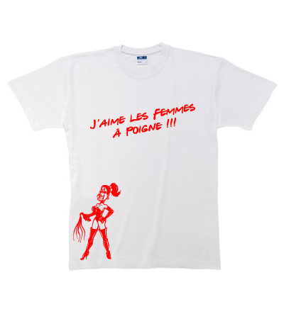 Tee-Shirt Femme à Poigne