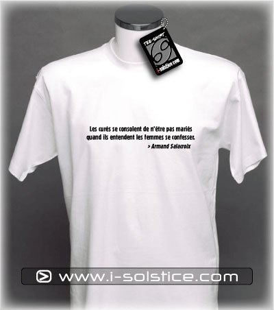 Tee-Shirt citation Armand Salacroix